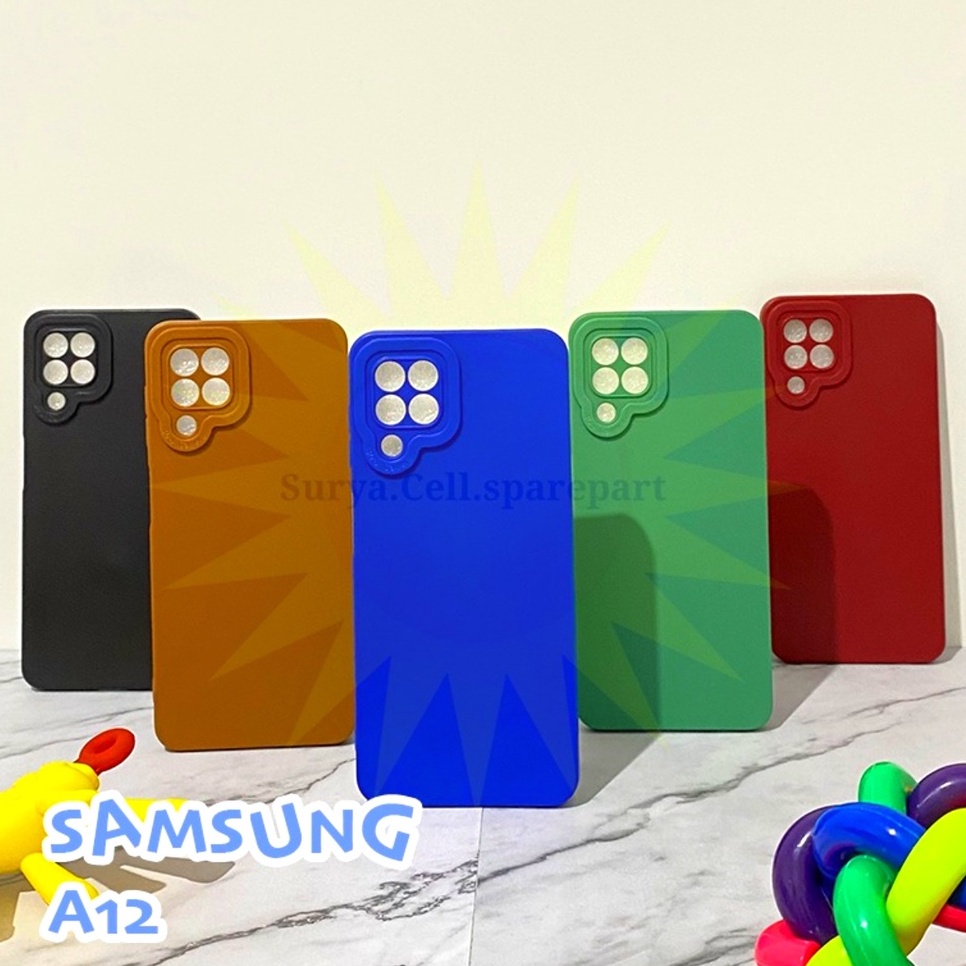 Case Slim Matte Pro Camera Samsung A12 - SC