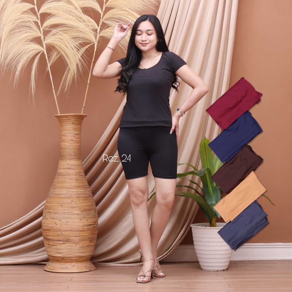 Legging 3/4 | Legging 3/4 Bahan Spandex kekinian