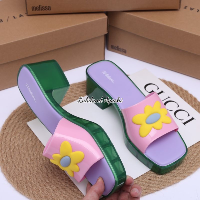 Sandal Melissa Lazy X Oaf daisy/sandal melissa bunga/sandal high heels