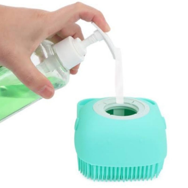 Sikat Mandi Dispenser refill soap / Sikat mandi silikon s1