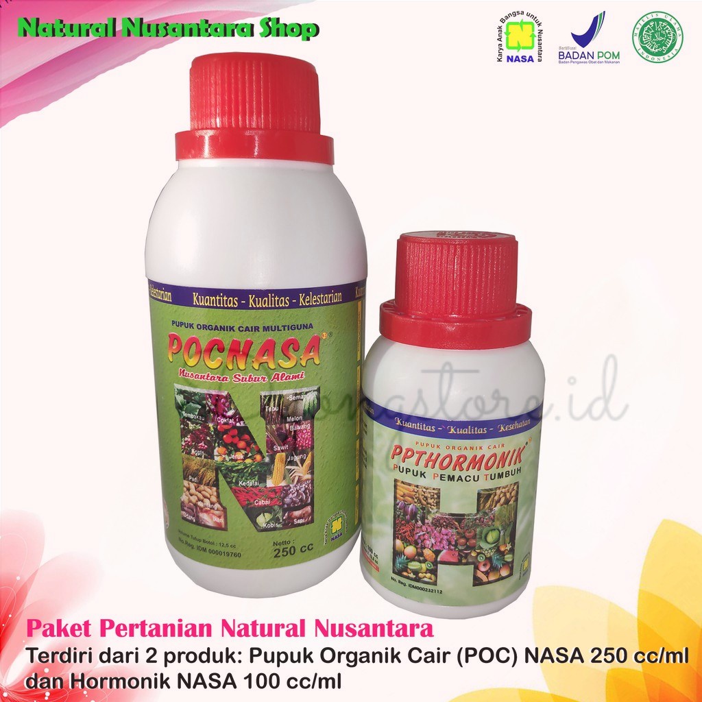 PAKET PERTANIAN NATURAL NUSANTARA: POC NASA & HORMONIK NASA