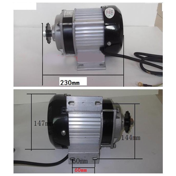 Dinamo Motor Electric Roda Tiga brushless BM1418ZX 735 &amp;750W (7098)