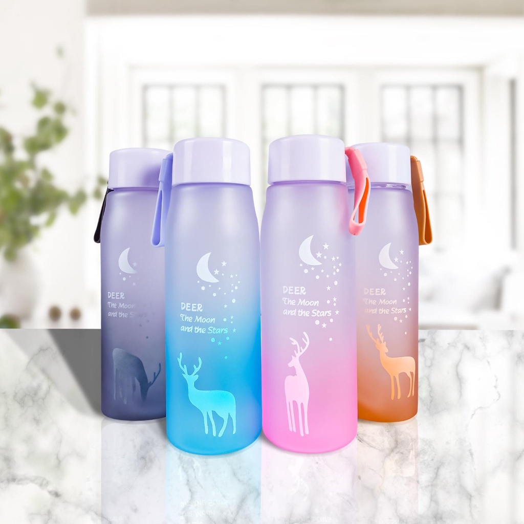 Premium (Mount) Botol Minum Plastik Frosted Deer / Frosted Tumbler Minum B5