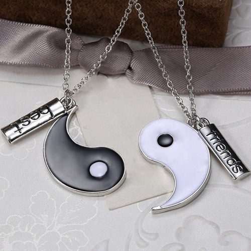 2pcs Kalung Best Friends Yin Yang Kalung Persahabatan