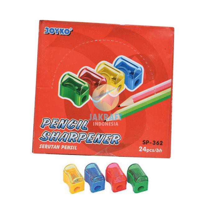 

SERUTAN PENSIL JOYKO PENCIL SHARPENER ROTI SP-362 LUCU TAJAM MURAH