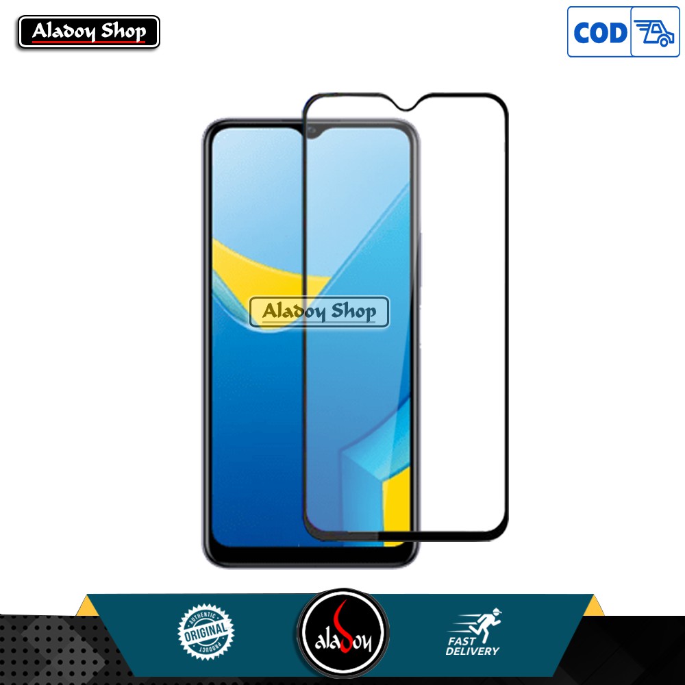 Case VIVI Y20i New Soft Case Carbon Premium Casing + Tempered Glass Full Layar