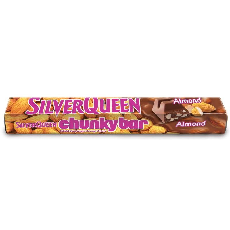 

SILVERQUEEN CHUNKY BAR CHOCOLATE ALMOND 100GR