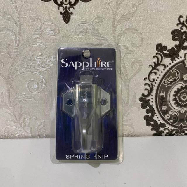 Grendel kodok jumbo/Spring knife jumbo/Grendel jendela Chrom Sapphire