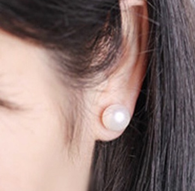 Anting Wanita bentuk Mutiara