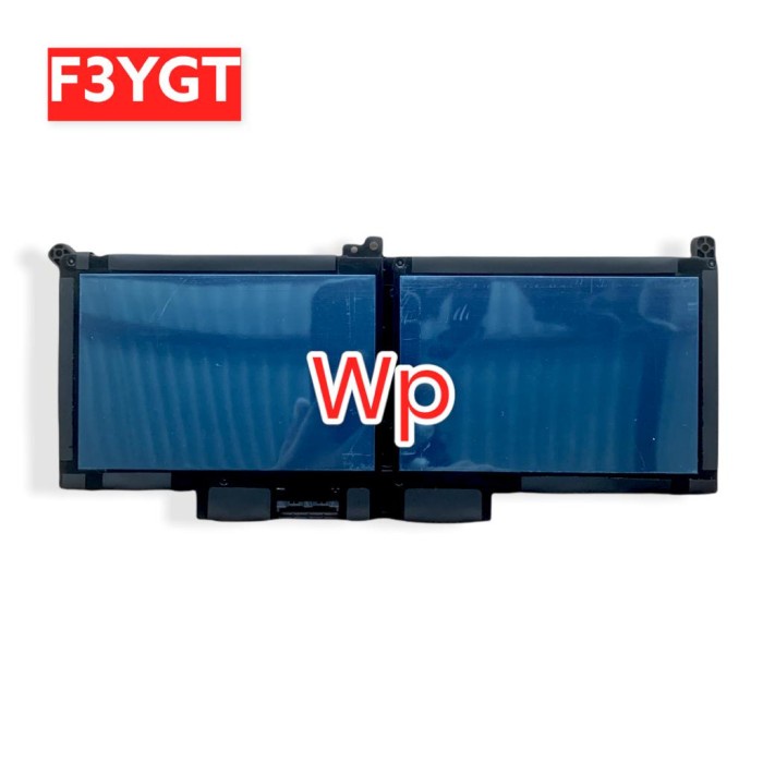 Baterai Dell Latitude 12 7000 E7280 E7380 E7290 E7480 F3YGT 2X39G
