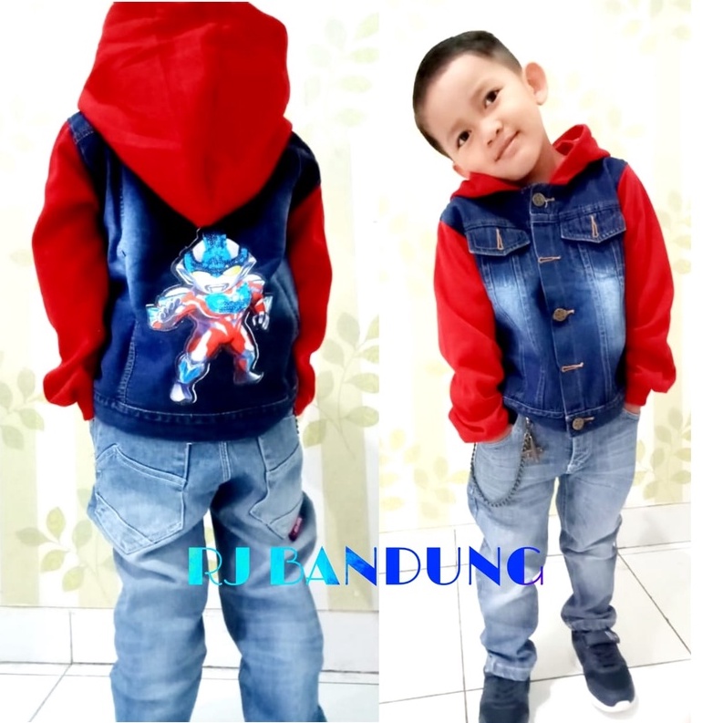 Jaket Jeans Karakter Terbaru 2-7 thn