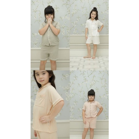 Friends Of Sally Buttoned Pj Short Sleeve / Pajamas