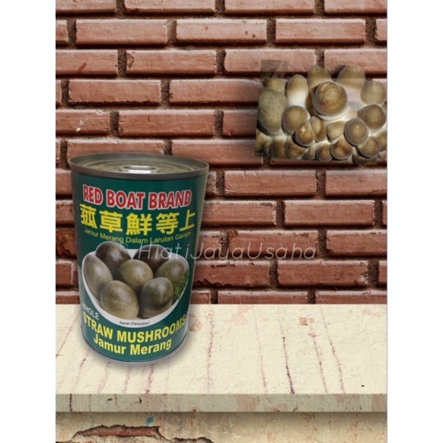 

Straw mushroom jamur merang redboat brand 425gr