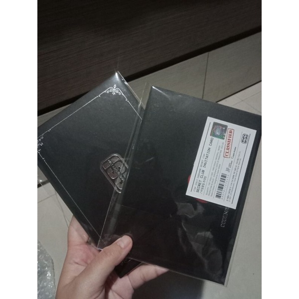 [Ready Stock] Invitation card md csi itzy sealed