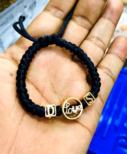 Gelang nama lapis emas gelang rajut tali lapis emas gelang huruf. Gelang inisial gelang tali nama