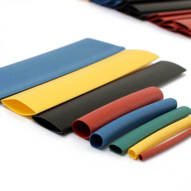 &lt; E2id &amp; &gt; 164pcs Tabung Heat Shrink Pembungkus Kabel