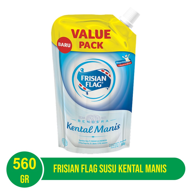 Frisian Flag Susu Kental Manis Putih Pouch 560G