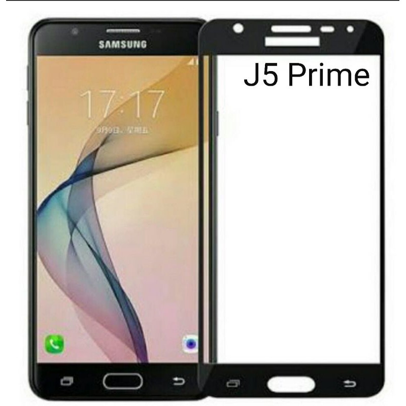 Samsung Galaxy J5 Prime Tempered Glass Full Layar Anti Gores Kaca