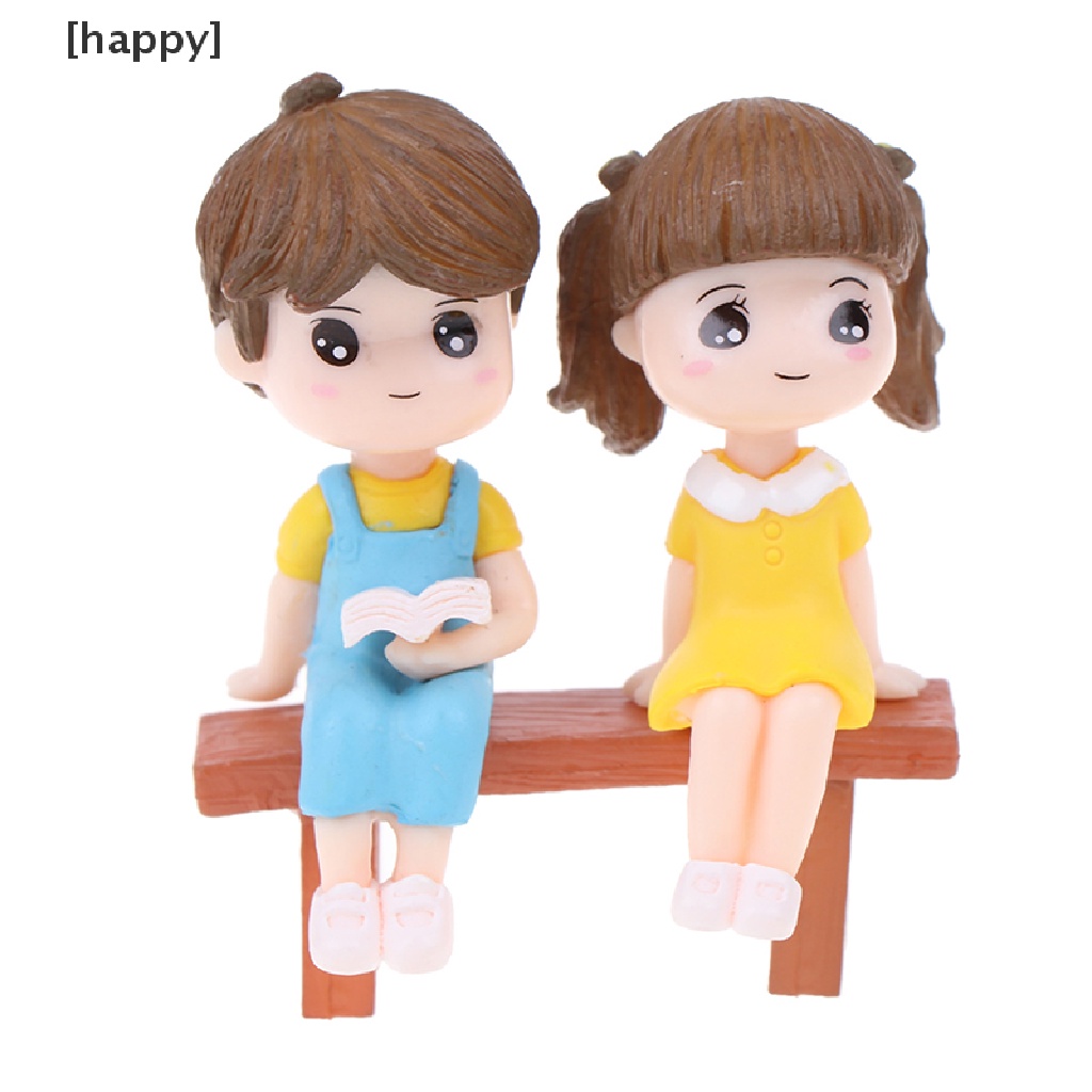 Ha 1 Set Miniatur Pasangan Kekasih Diy Untuk Dekorasi Rumah Boneka