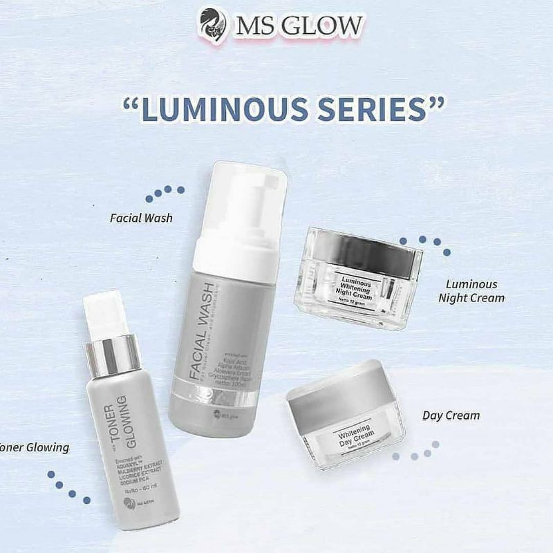 paket wajah luminous ms glow paket luminous ms glow paket basic paket wajah ms glow
