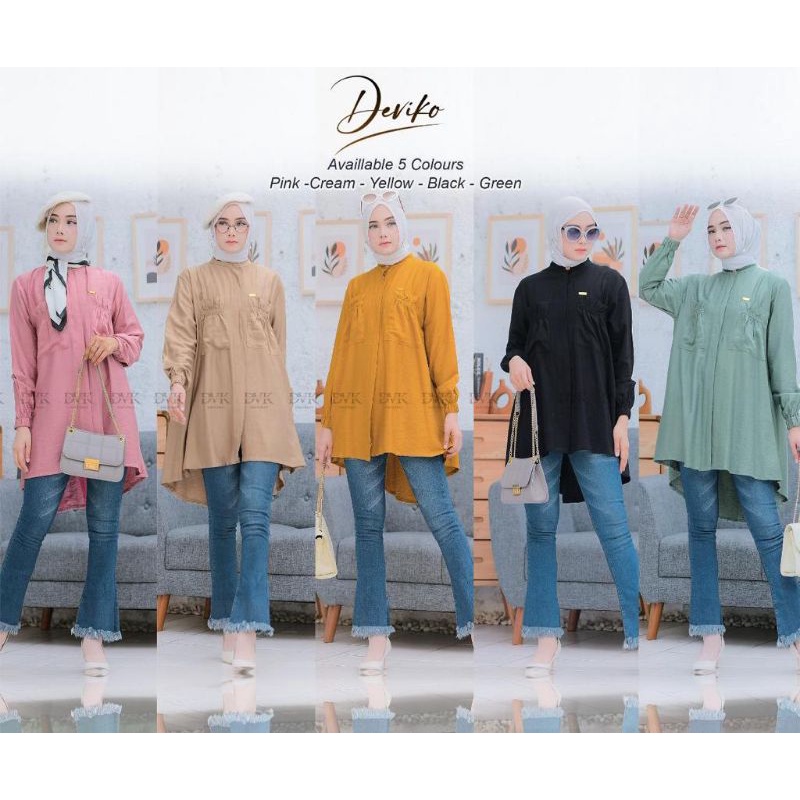 kemeja cewek deviko