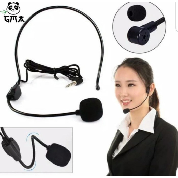 Microphone Bando Clip On Youtuber Original Bonus Audio Splitter