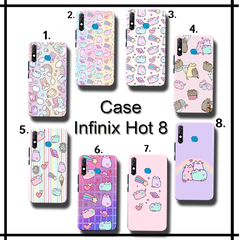

(001) Infinix Hot 8 (Type Lain Via Chat) Case stiker kartun #341