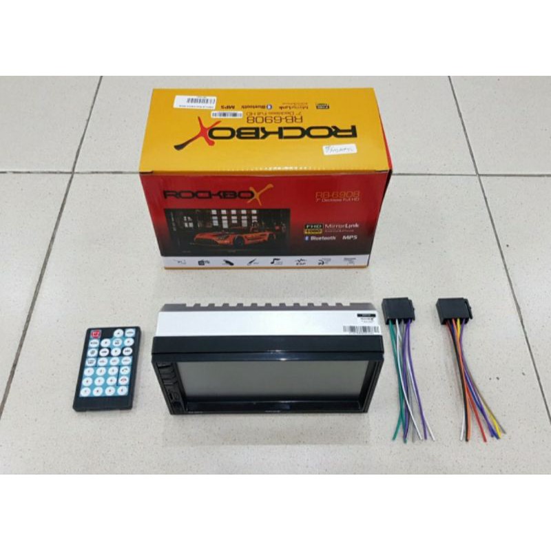 Double Din Rockbox RB 6908 Deckless 7 Inch Universal