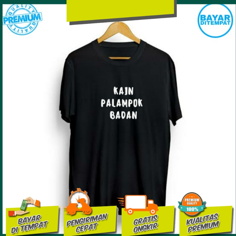 Wikie Clothing Baju Kaos Distro Original Pria Dewasa BAJU PALAMPOK BADAN KAOS KATA MINANG CLOTHING C