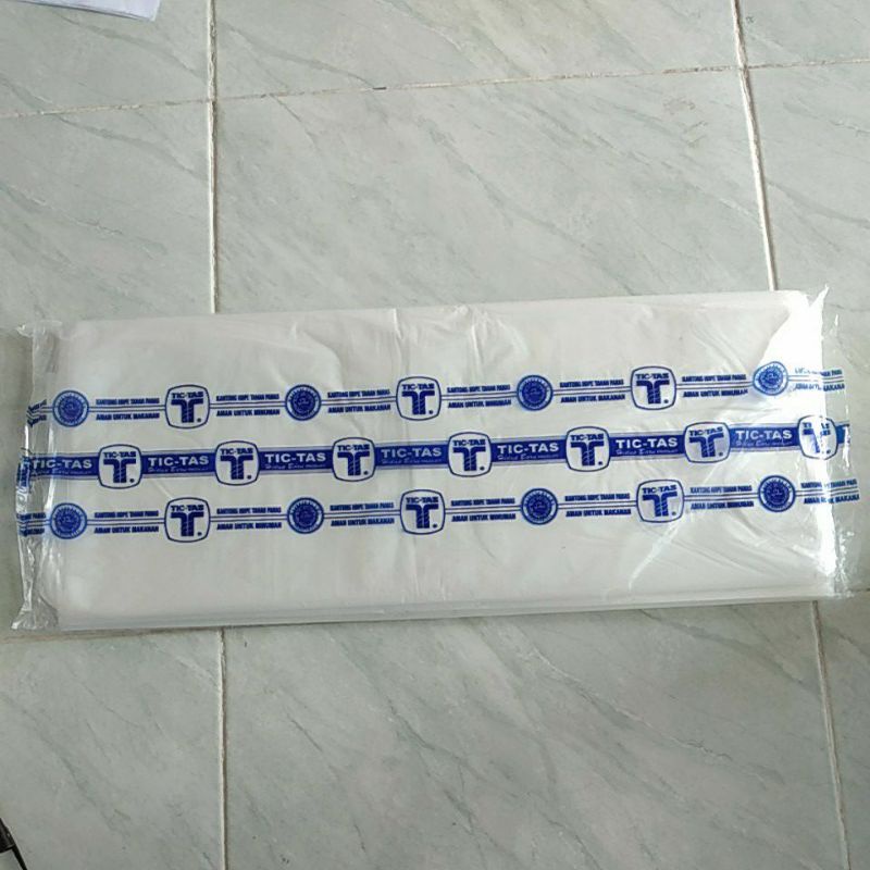 Plastik tic tas 50x80cm isi 100 lembar / plastik karung / kantong HDPE tahan panas / plastik jumbo