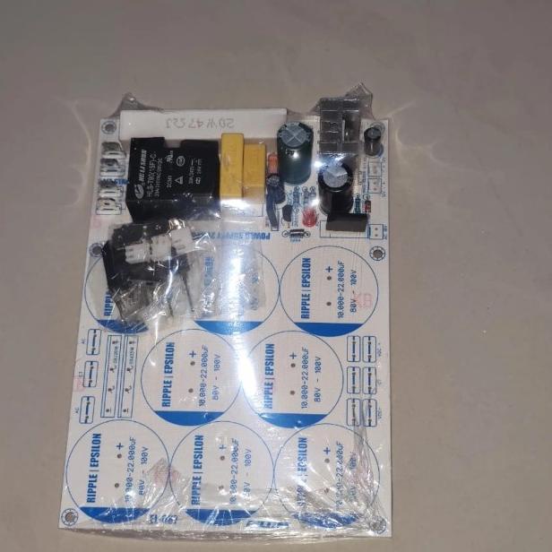 PCB PSU POWER AMPLIFIER PLUS SOFTSTART untuk 8 ELCO