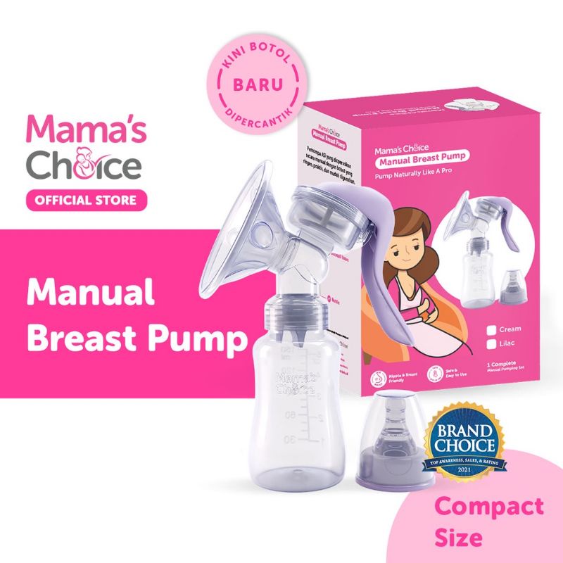 Mama's Choice Manual Breast Pump | Pompa Asi Manual BPA Free