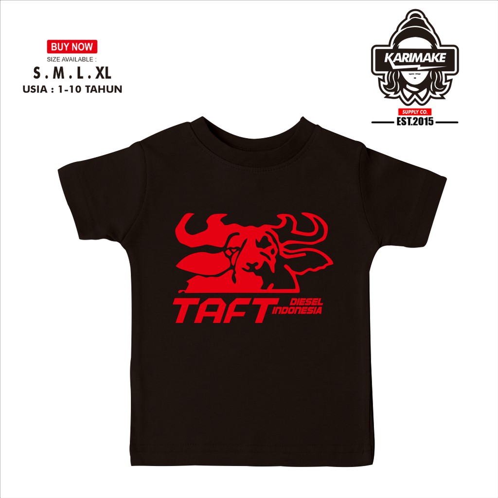 KARIMAKE Kaos Baju T Shirt Distro Anak Unisex Gambar Daihatsu Taft Diesel Indonesia