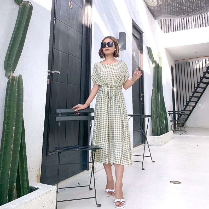Daster serut elvina | Daster serut kekinian | Daster ruffle