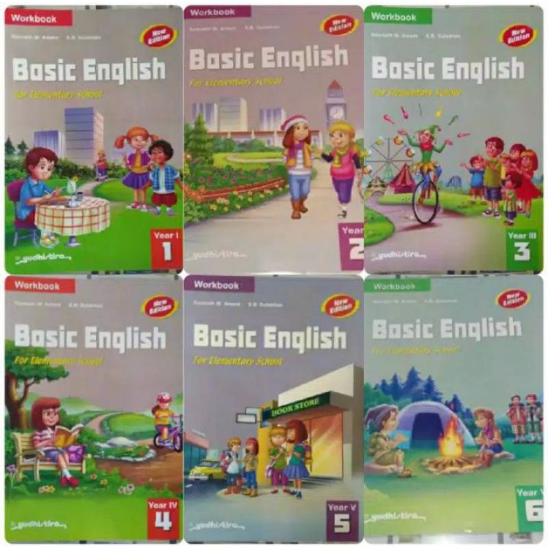 

Buku workbook basic englis kelas 1-6sd