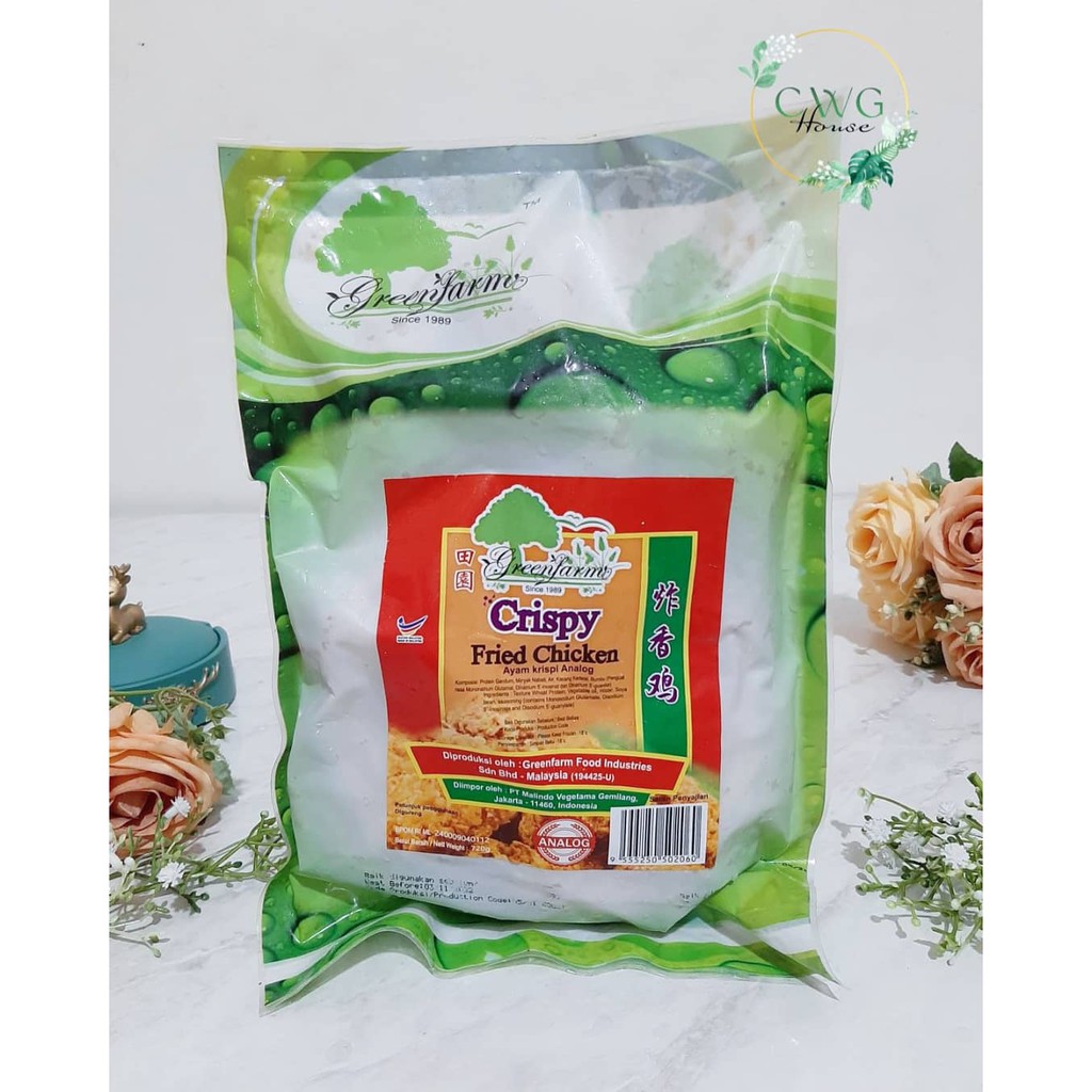 

GREENFARM CRUNCHY CHICKEN VEGETARIAN