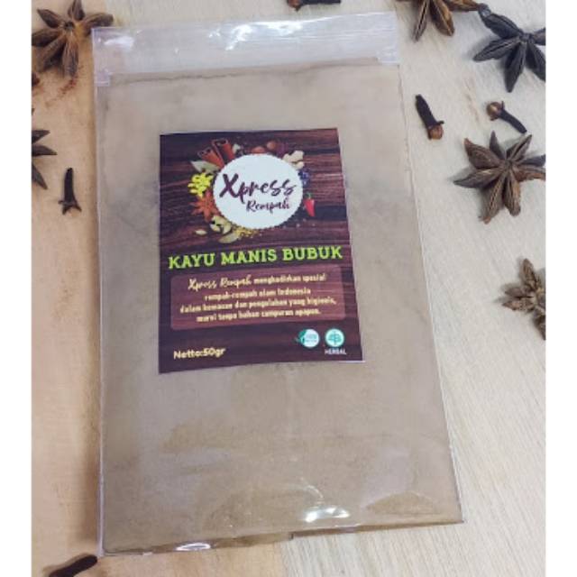 

KAYU MANIS Halus atau Bubuk / Cinnamon Powder / Rempah Herbal / High Quality / JSR / 50 gram