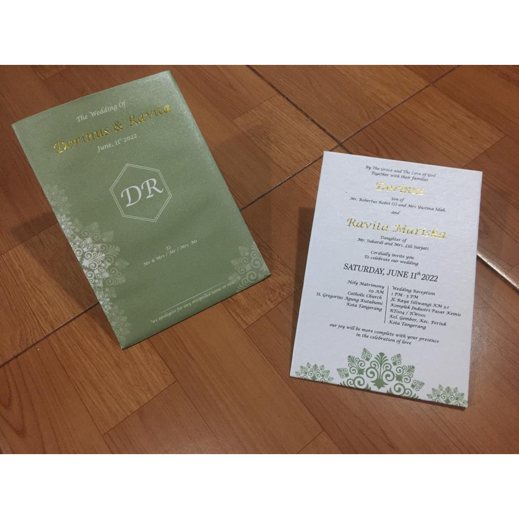 Undangan Single Hard Cover Elegant