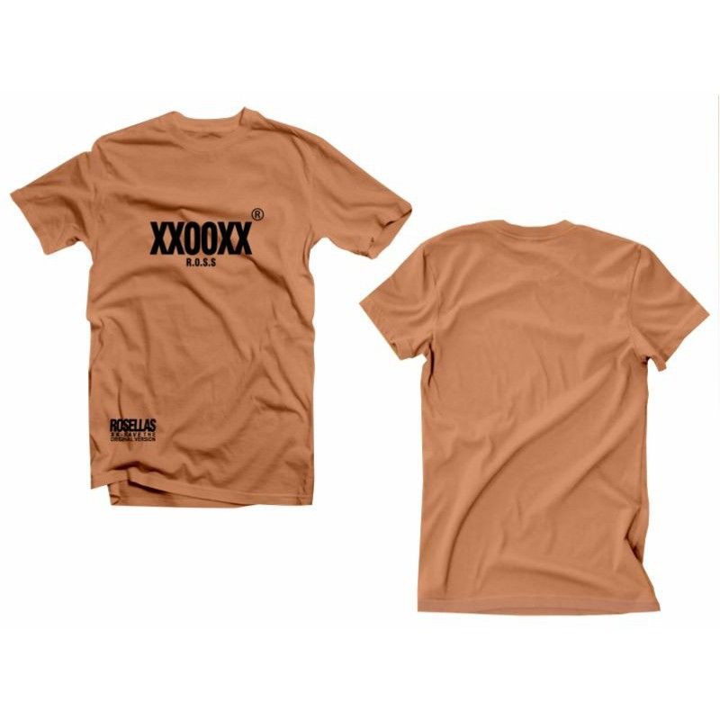 Kaos Distro Original Rosellas X k-save - Motif XXOOXX Pria/Wanita Katun Comped Premium