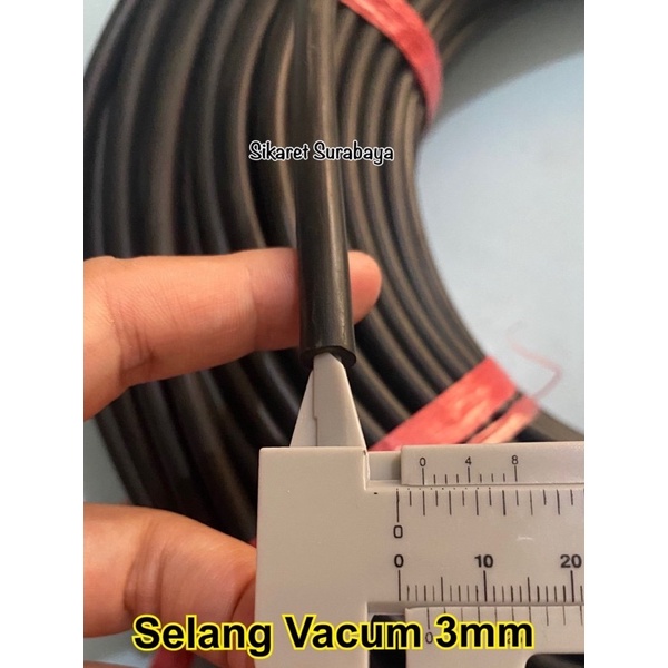 Selang Vacuum Vacum Vakum Wiper Karet Sintetis 3 mm 3mm