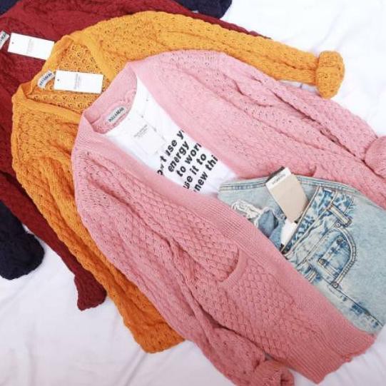 

SRY Cardigan popcorn || POPCORN CARDY !!