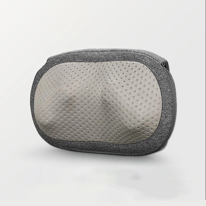 Leravan Bantal Pijat Leher 3D Neck Massage Pillow Kneading Heating - LFYK006 - Gray