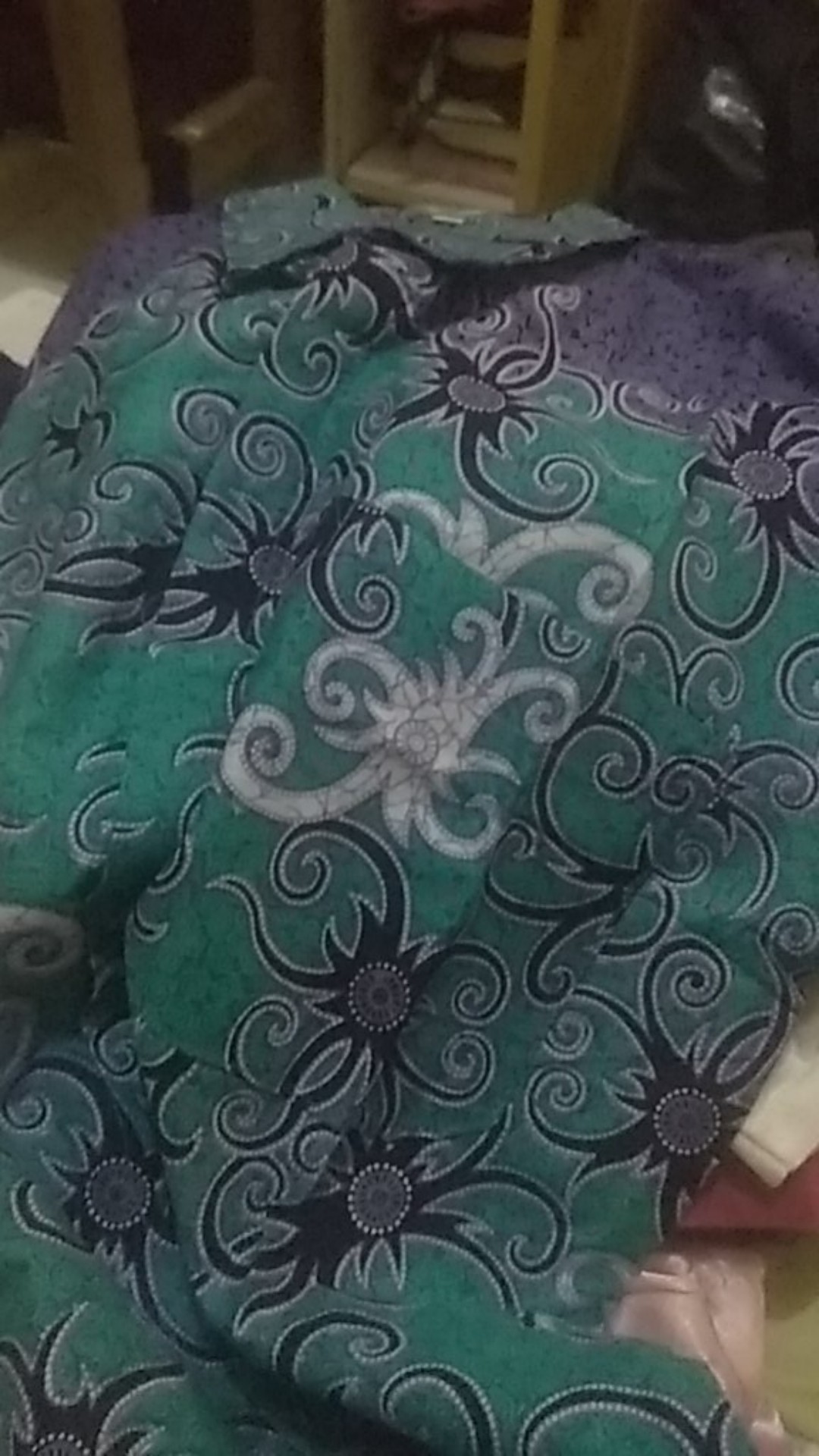 Batik Couple Keluarga Sania Ruffle Ori Ndoro Jowi Dnt Motiv Cumi Tosca