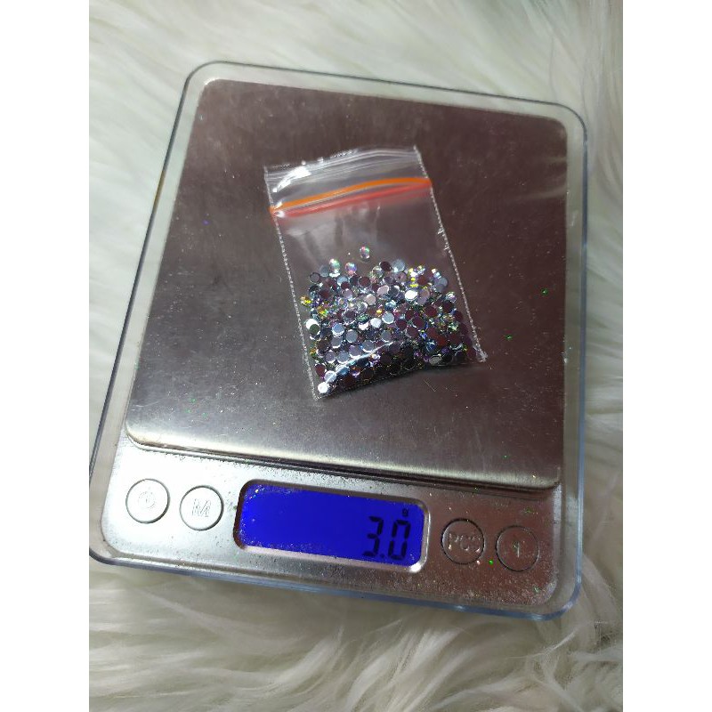 GEMS PUTIH KILAU AB GEMS HENNA KILAU RAINBOW AKSESORIS HENNA NAIL ART BERAT 3gram