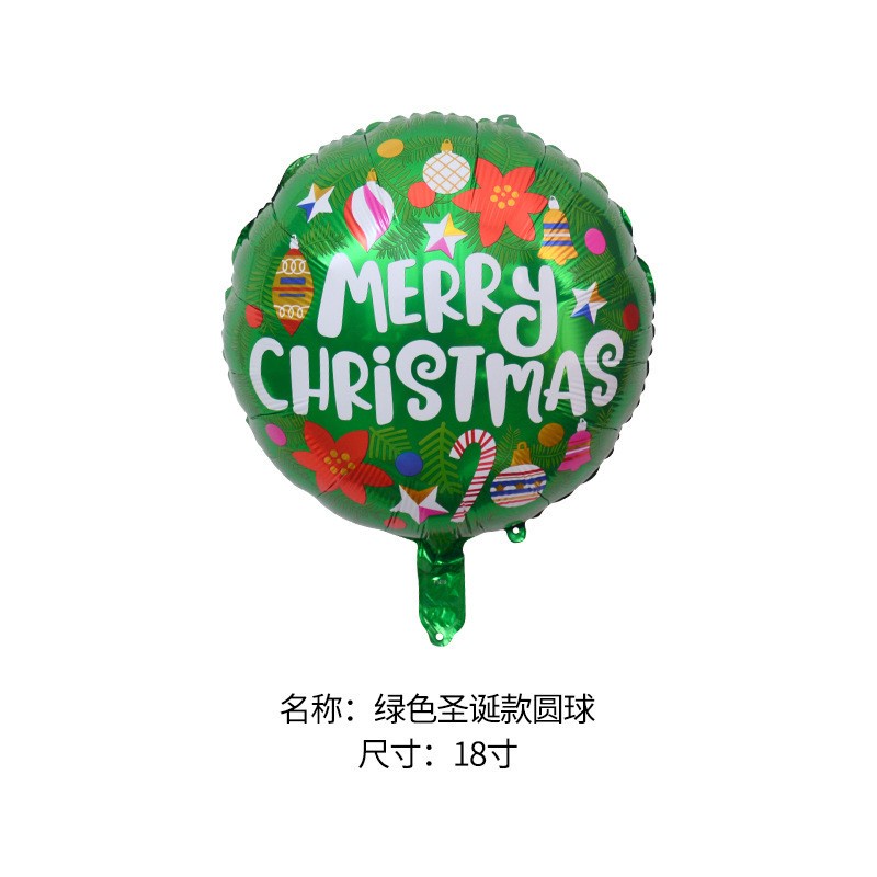 FB besar balon foil hiasal natal christmas balloon santa rusa dekorasi