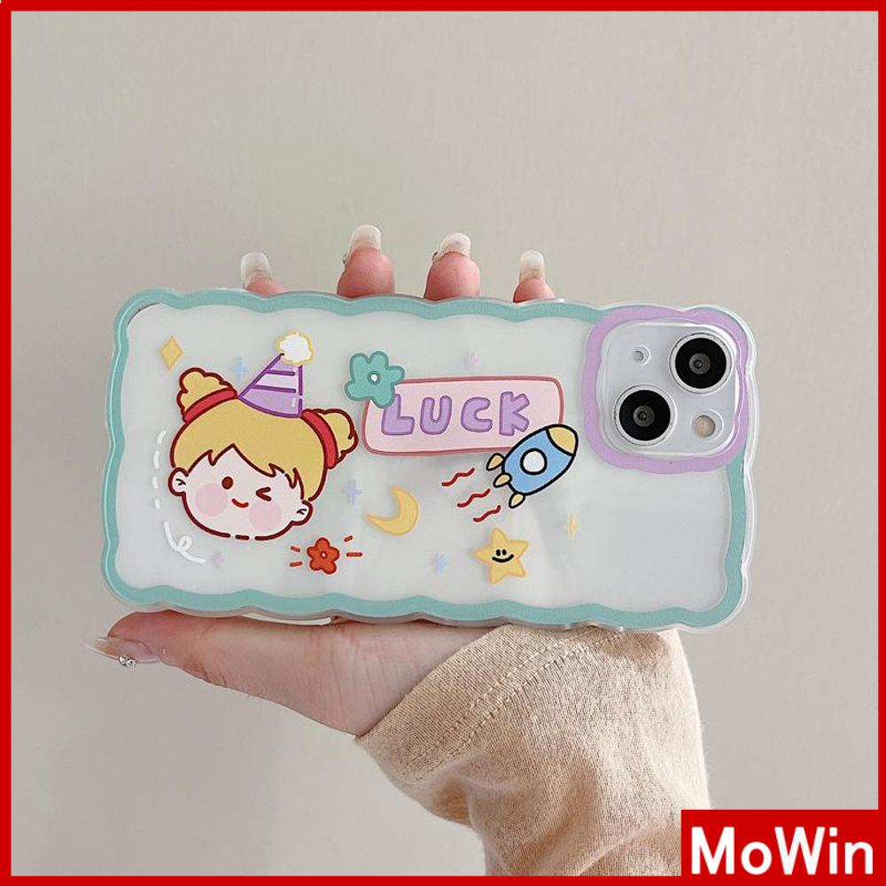 iPhone Case Silicone Soft Case Clear Case Airbag Shockproof Camera Cover Protection Cartoon Cute Compatible For iPhone 11 iPhone 13 Pro Max iPhone 12 Pro Max iPhone 7Plus iPhone xr