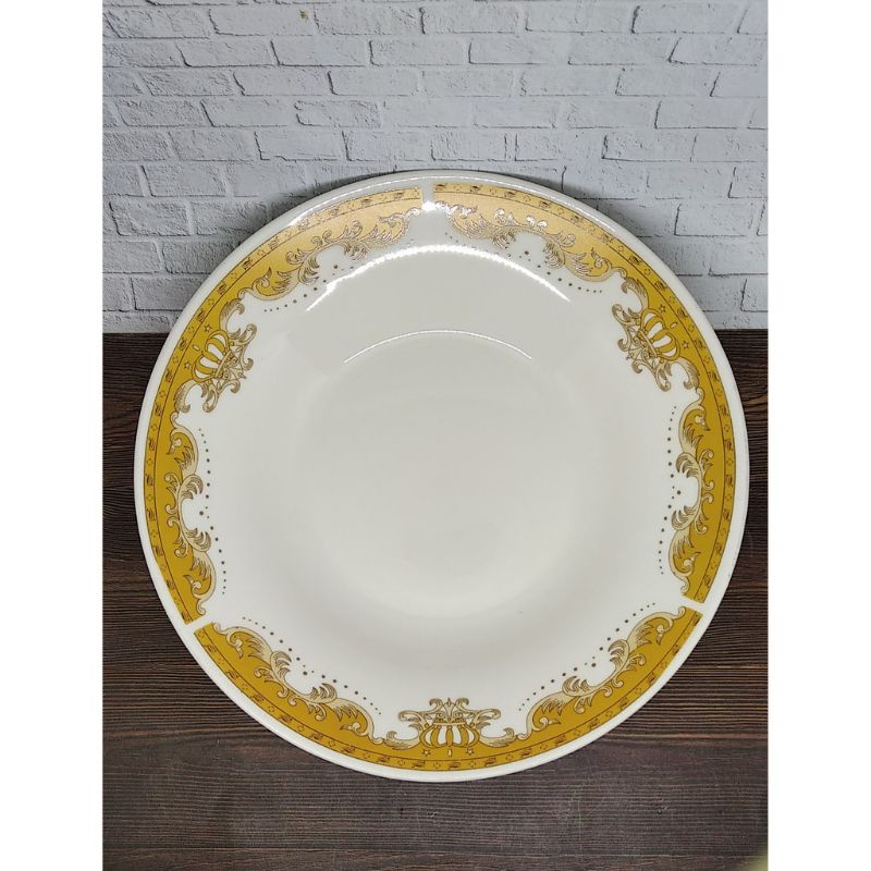 PIRING MAKAN HOTEL BATIK 1 LUSIN PIRING KERAMIK PIRING BELING