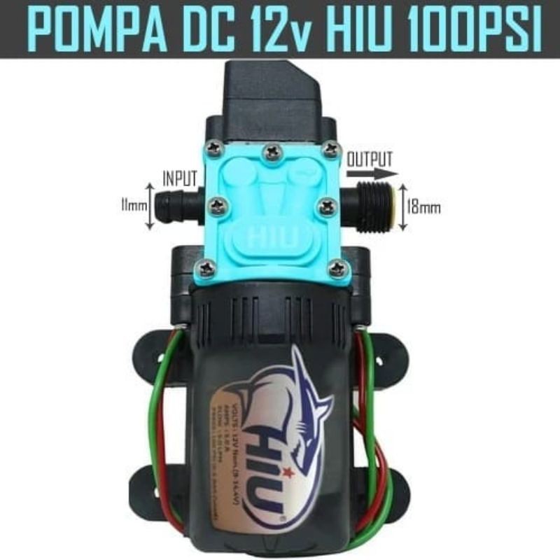 Mesin Cuci Jet Cleaner Water Pump Elektrik Sprayer Dinamo Pompa Air DC 12V 5A