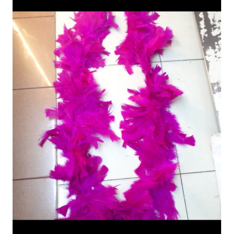 Syal/Selendang Bulu Ayam Tebal Plus