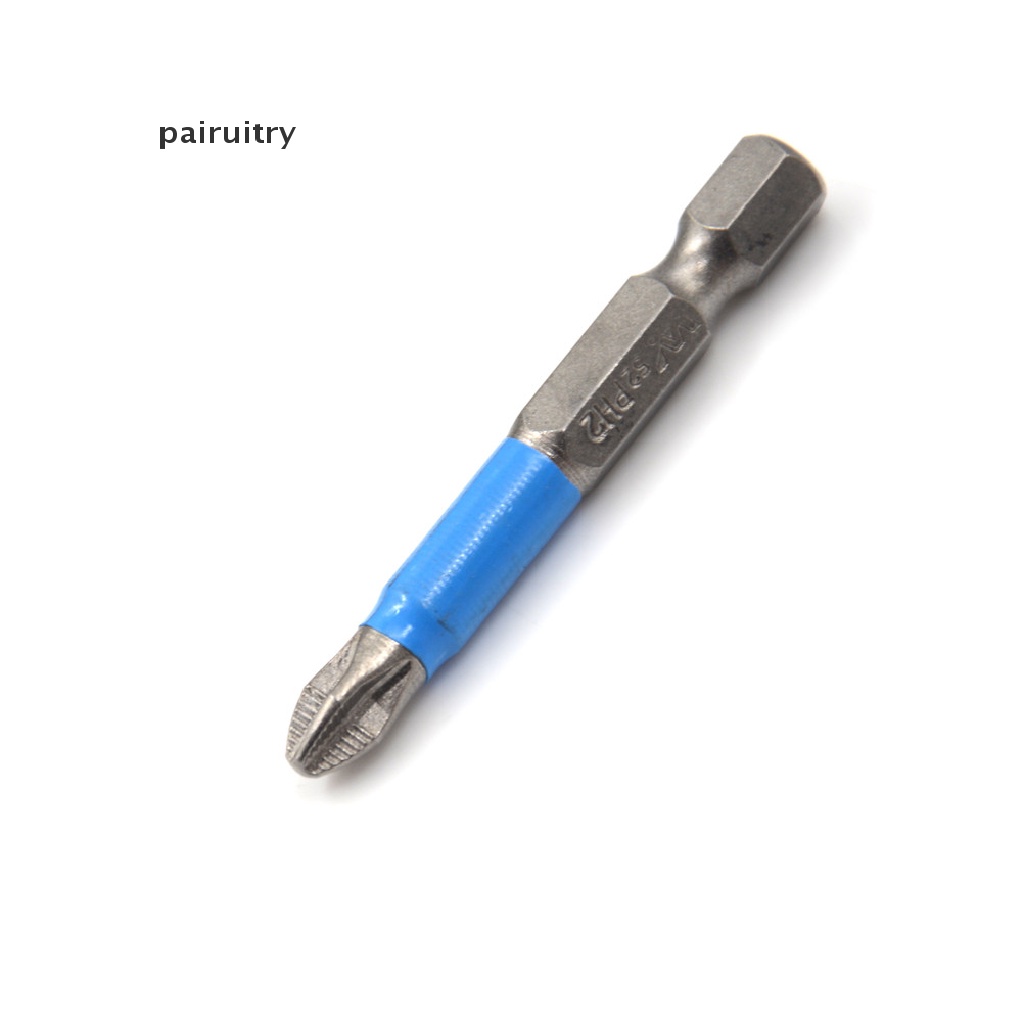 1 PC Obeng Bits PH2 Panjang 50mm 1 / 4 &quot;Hex Magnetik Non Slip Untuk Alat Power Listrik